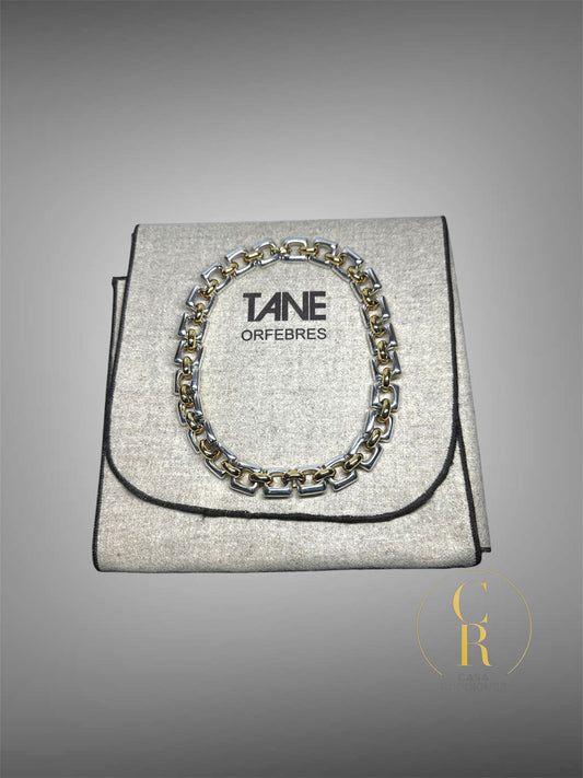 Collar Tane Cuadros Vermeil