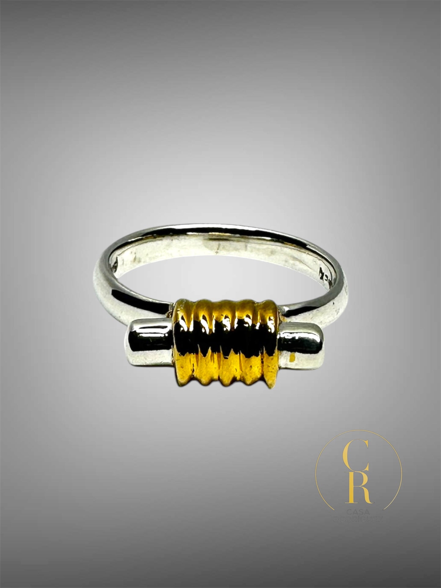 Anillo Tane Barra Vermeil