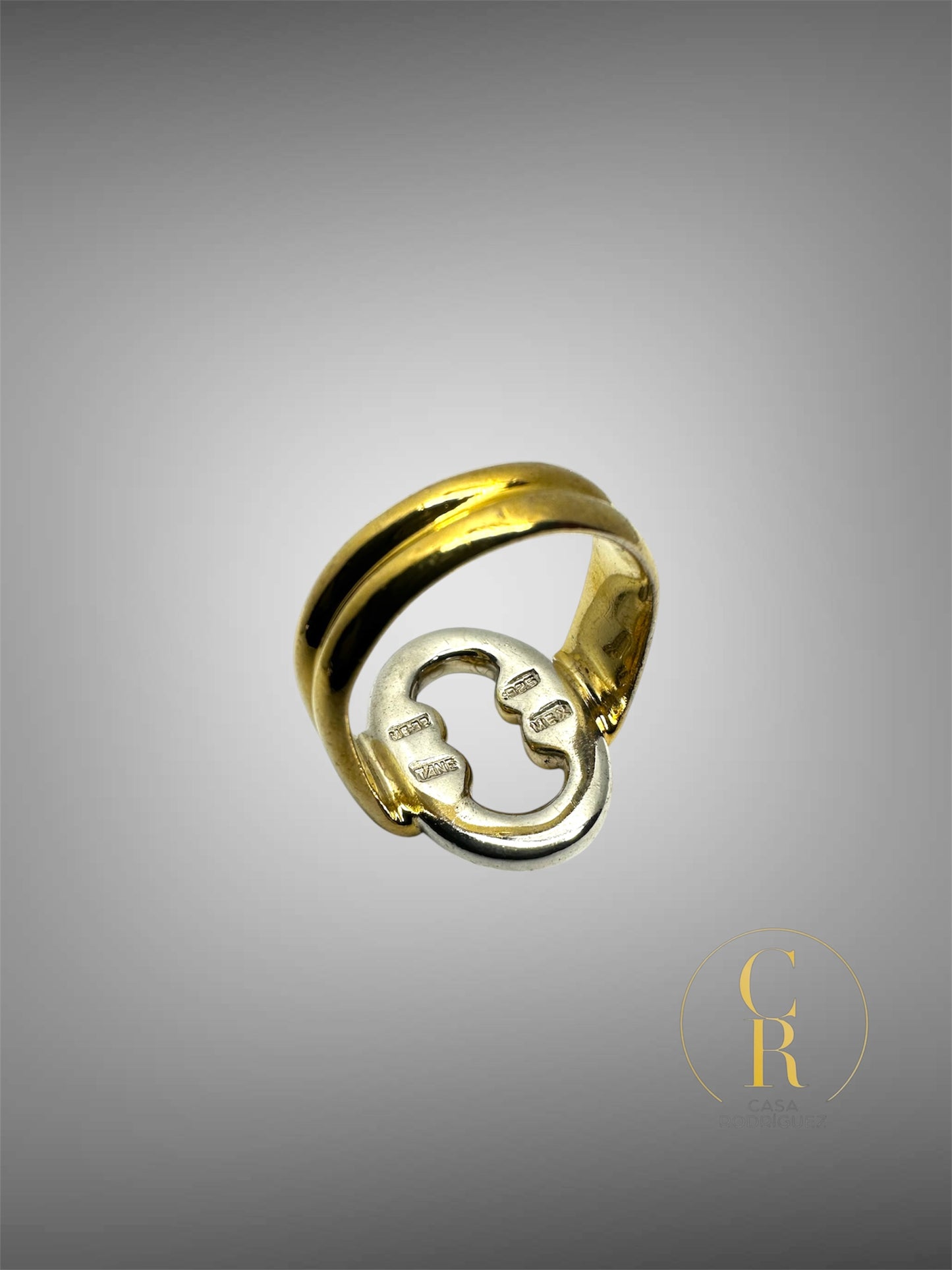 Anillo Tane Ovalo Vermeil