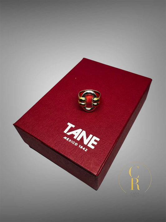 Anillo Tane Ovalo Vermeil