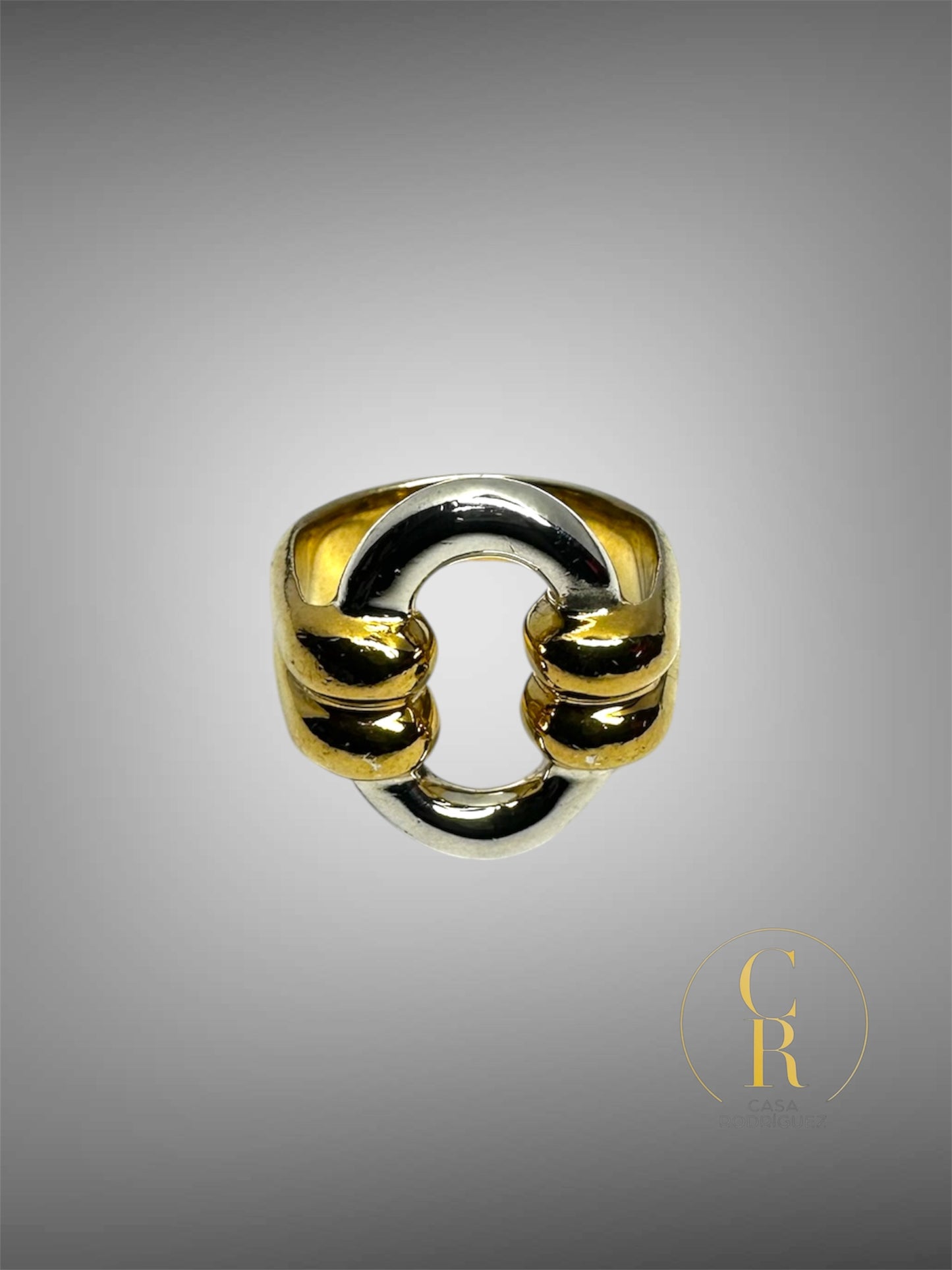 Anillo Tane Ovalo Vermeil