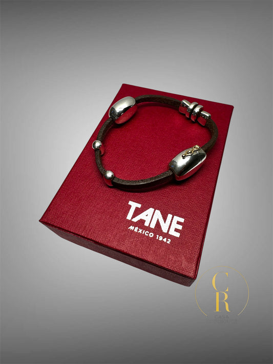Pulsera Tane Cuero y Plata