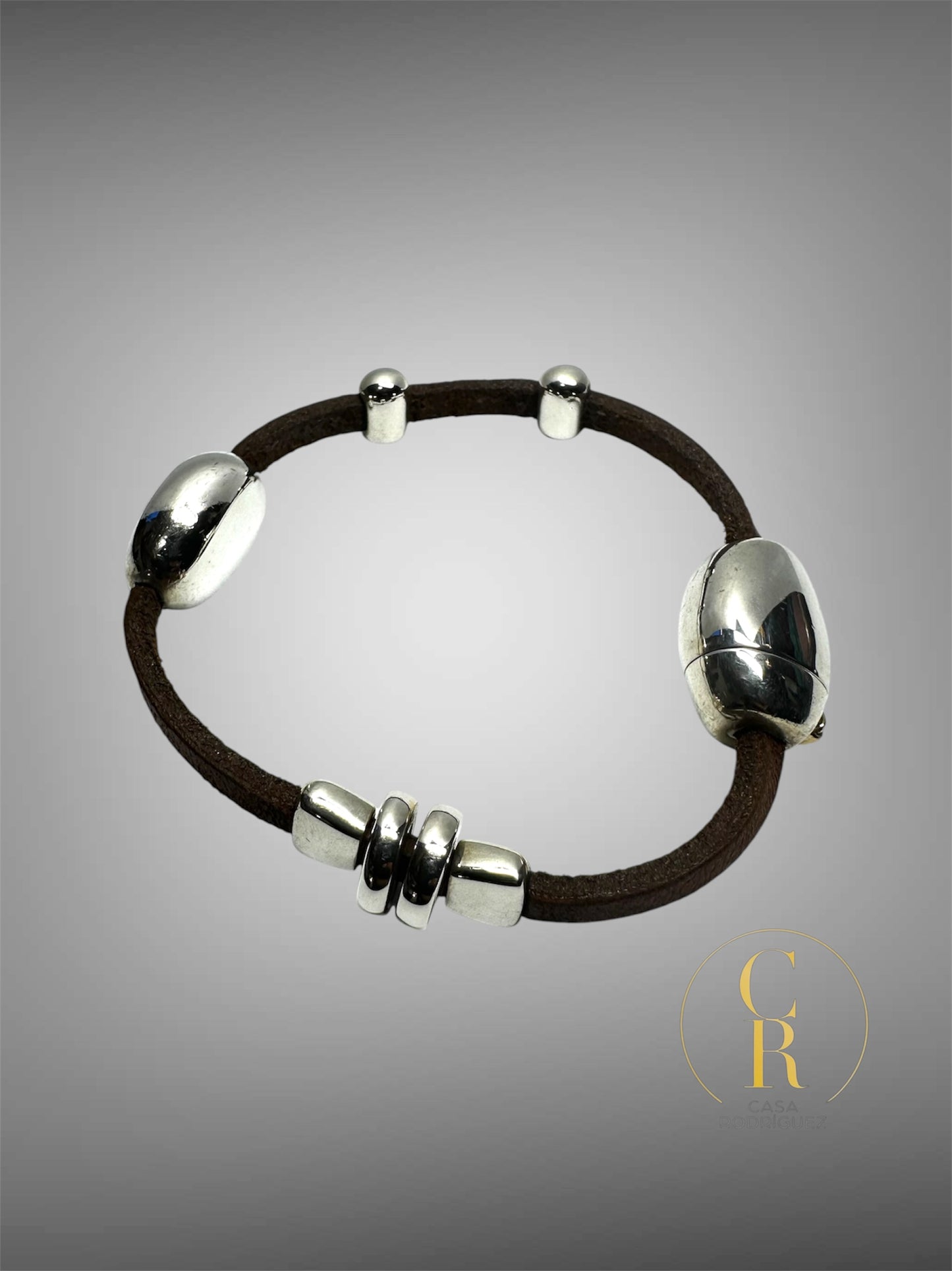 Pulsera Tane Cuero y Plata