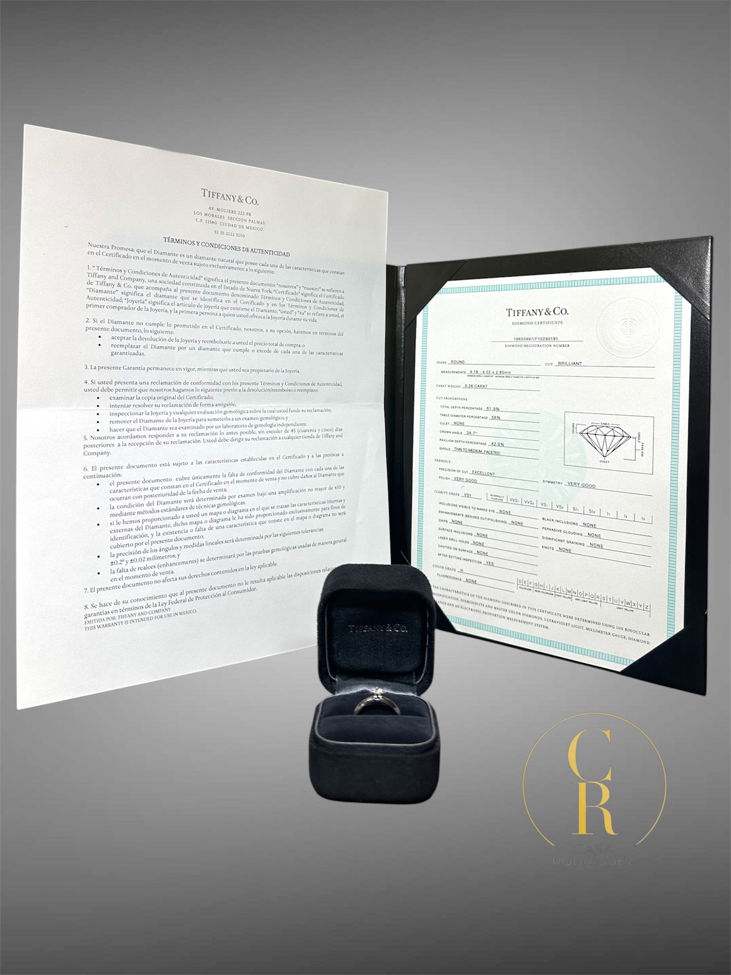 Anillo Tiffany & Co de Compromiso
