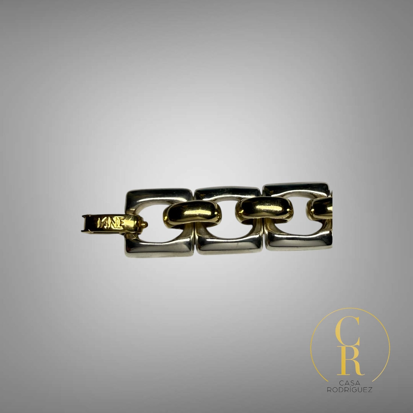 Pulsera Tane Cuadrados Vermeil.