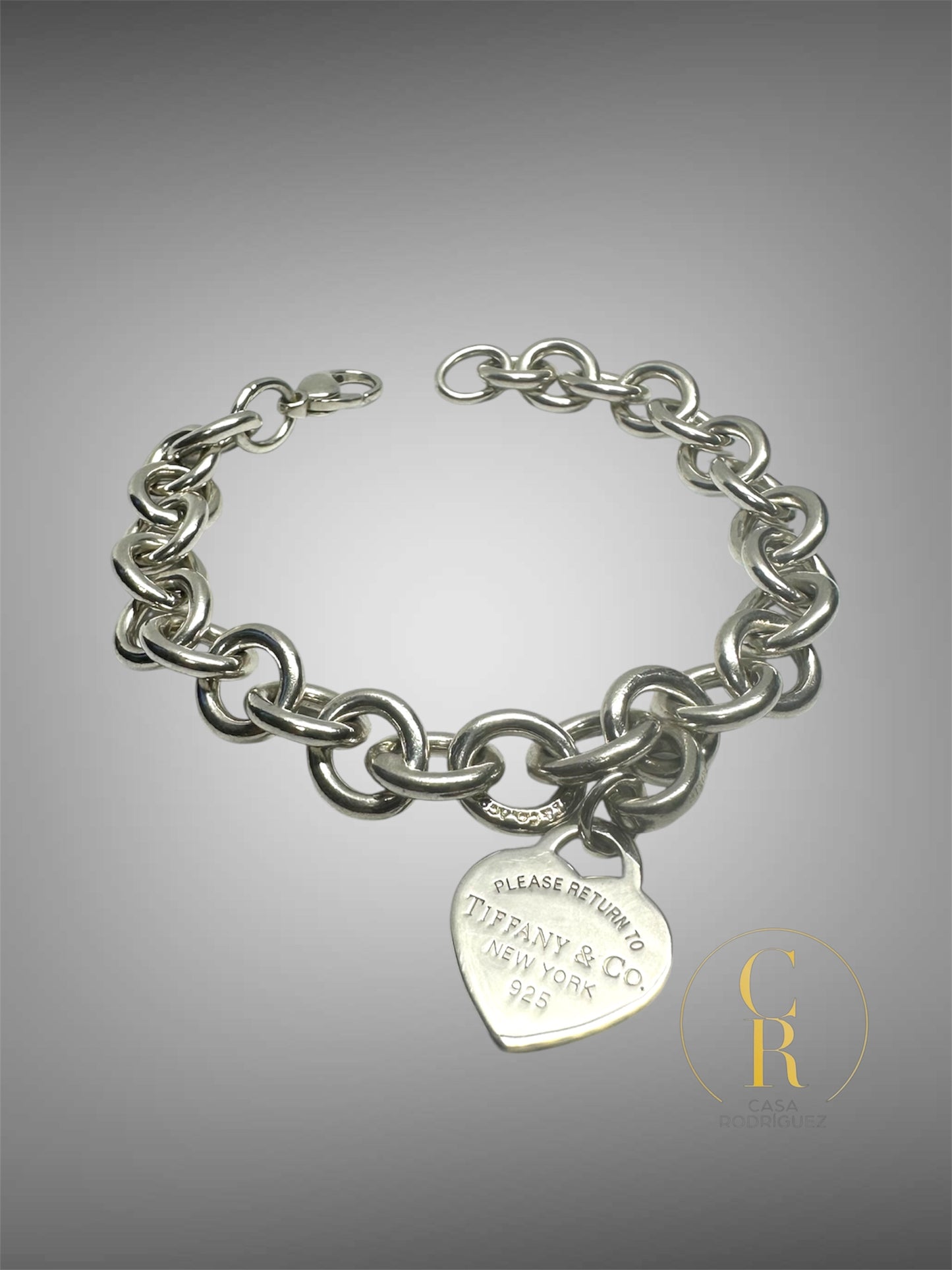Pulsera Tiffany & Co. Please Return To Corazón