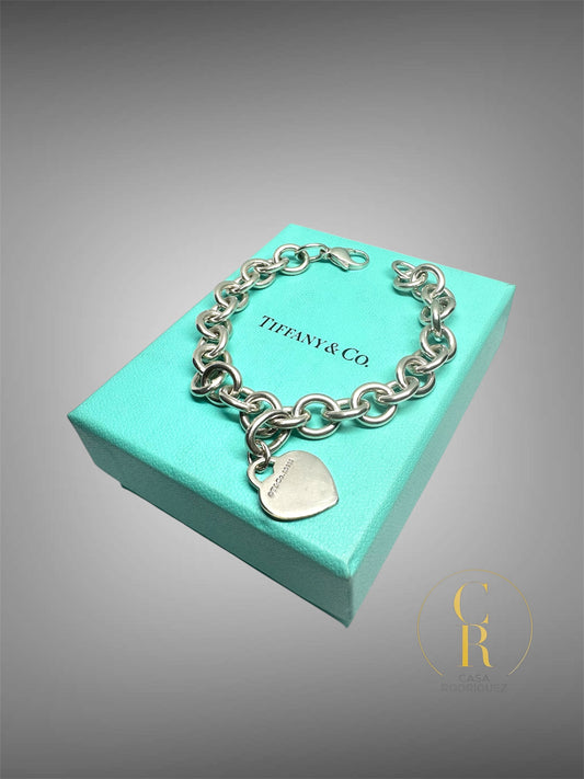 Pulsera Tiffany & Co. Please Return To Corazón