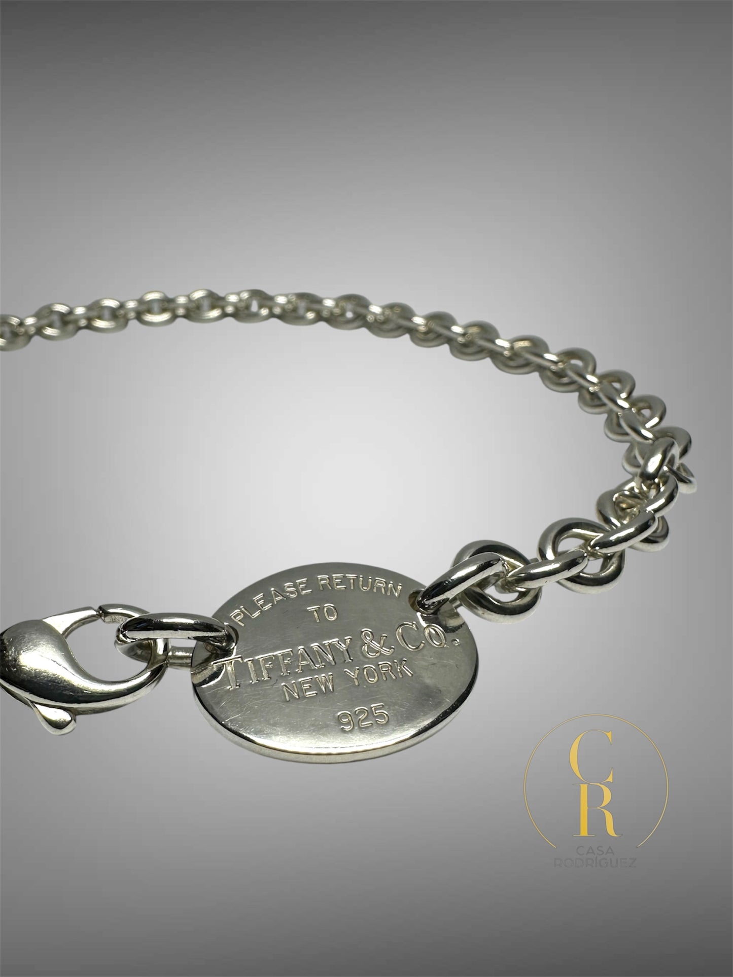 Collar Tiffany & Co. Dije Ovalo Return to