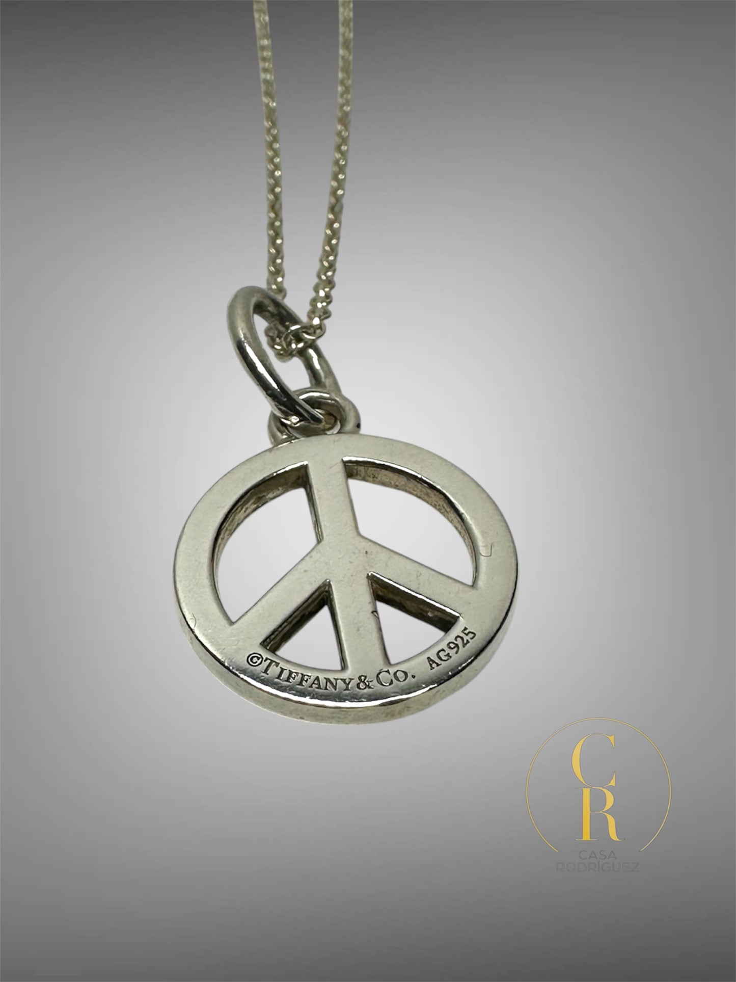 Collar Tiffany & Co. Peace & Love.