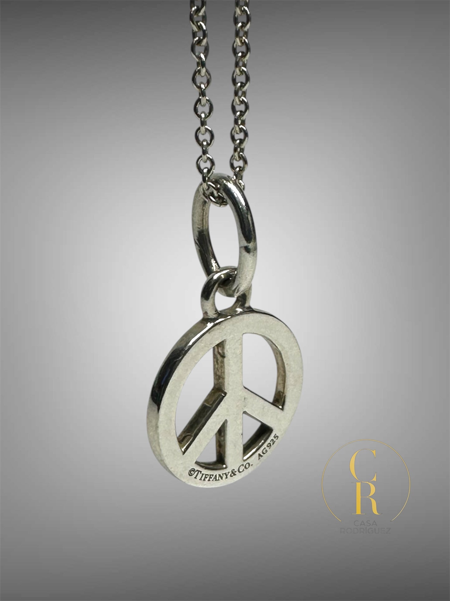 Collar Tiffany & Co. Peace & Love.