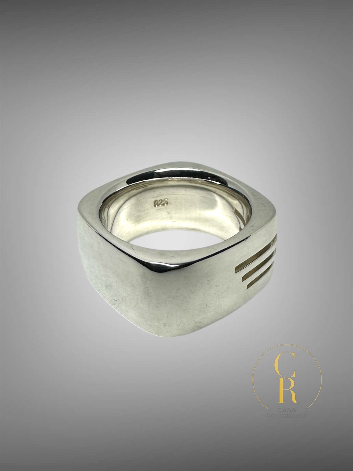 Anillo Emporio Armani Cuadrado