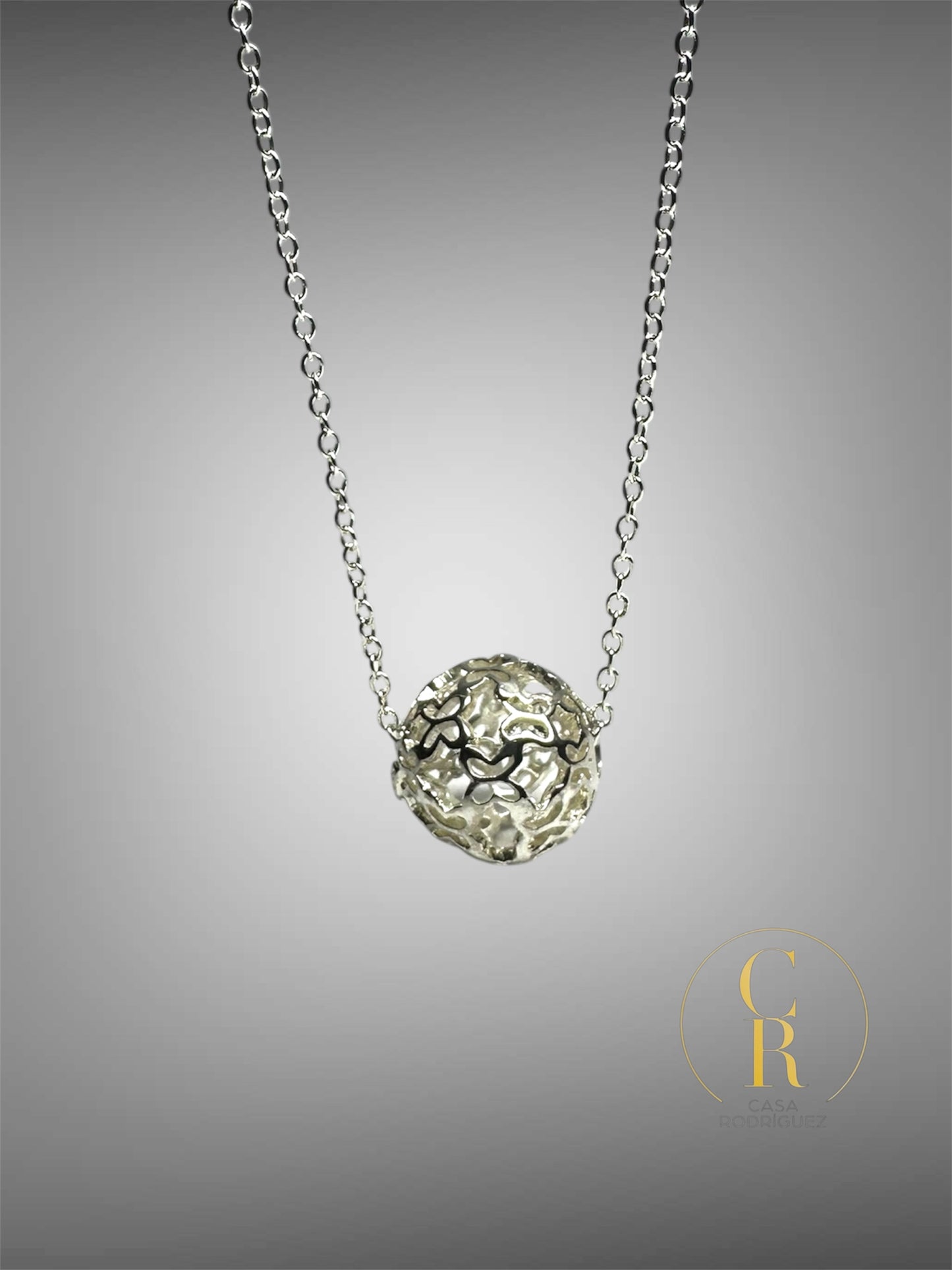 Collar Tanya Moss Esferas Mariposas.