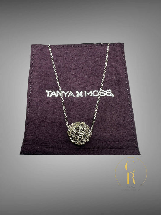Collar Tanya Moss Esferas Mariposas.