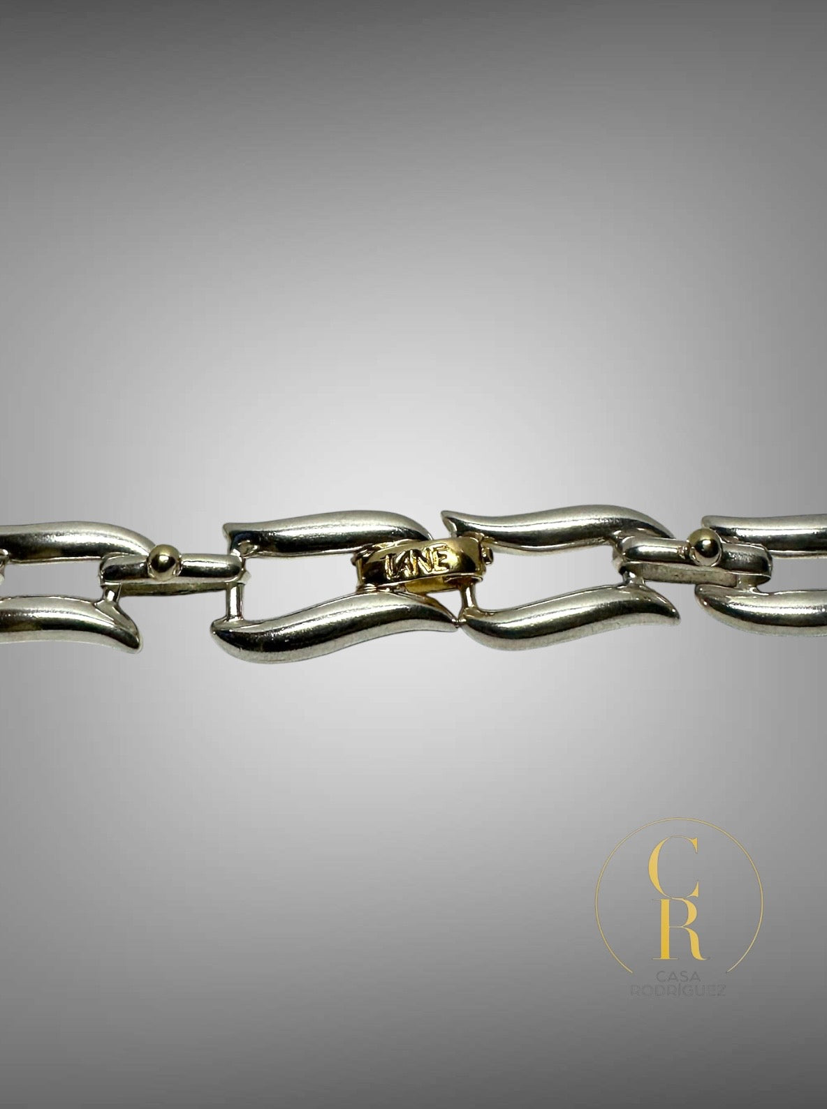 Collar Tane Ondas y Cuentas Vermeil.