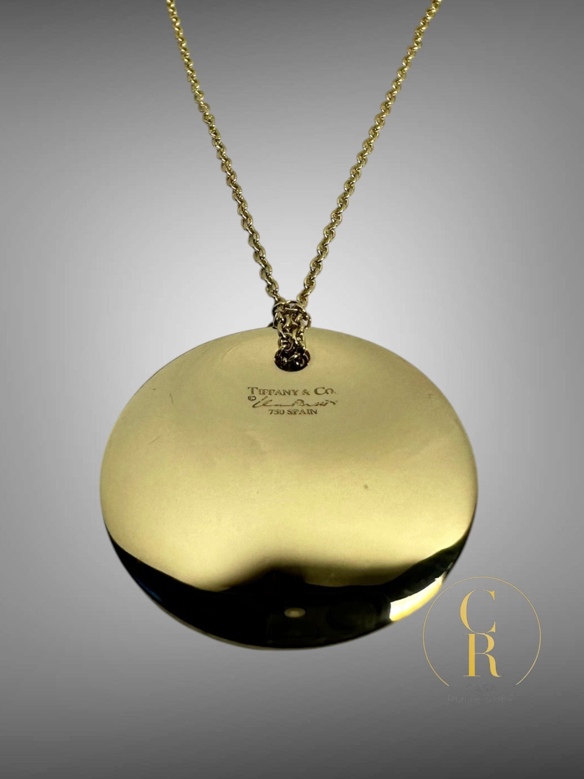 Collar Tiffany & Co. Elsa Peretti Medallón