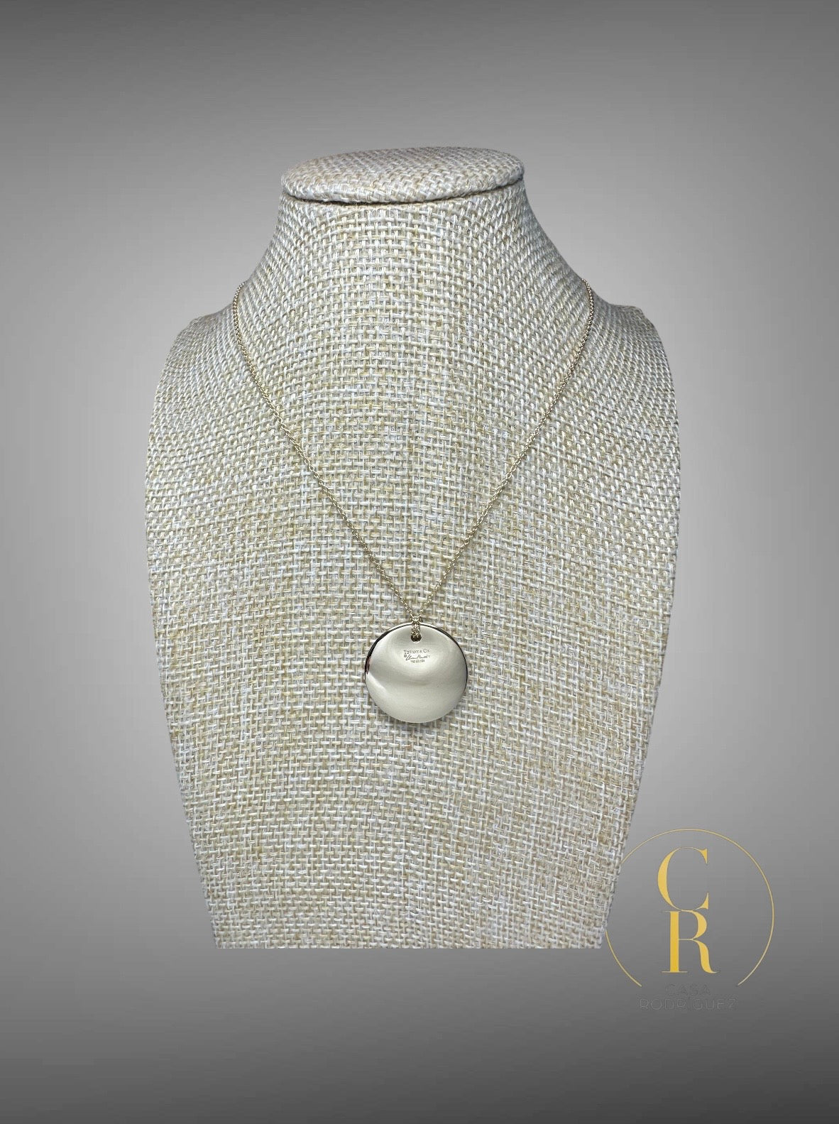 Collar Tiffany & Co. Elsa Peretti Medallón