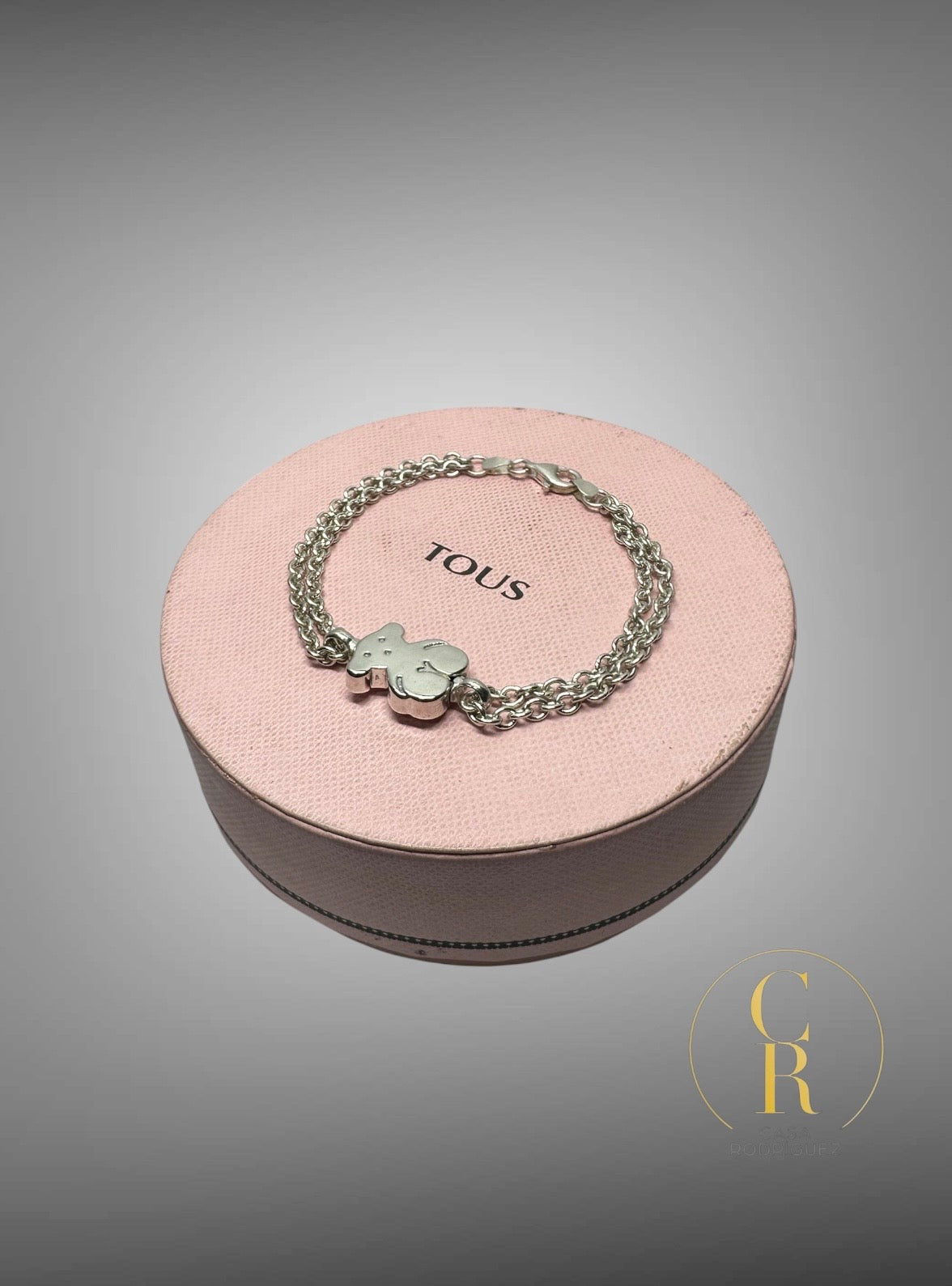 Pulsera Tous Doble Cadena Osito.