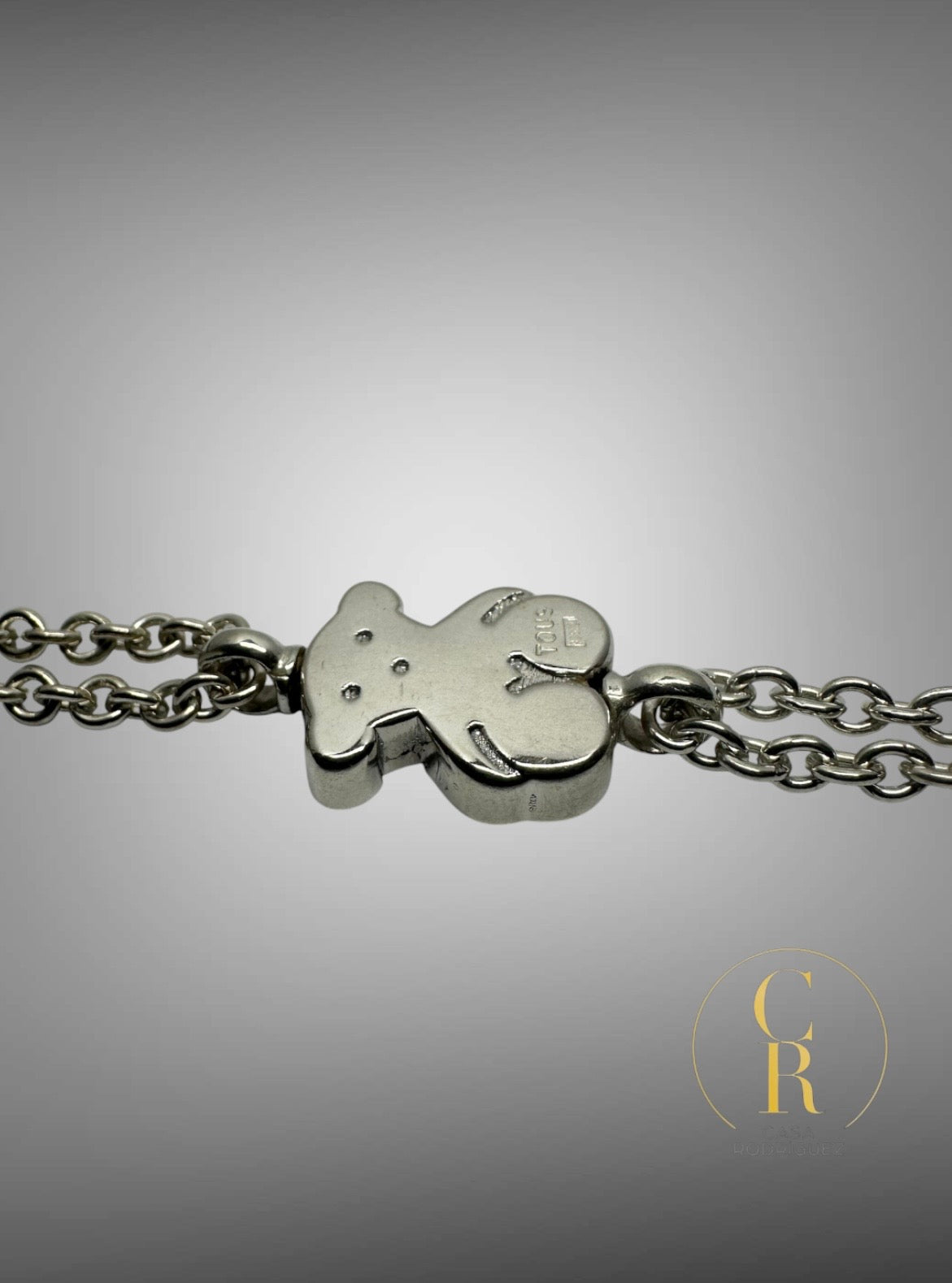 Pulsera Tous Doble Cadena Osito.