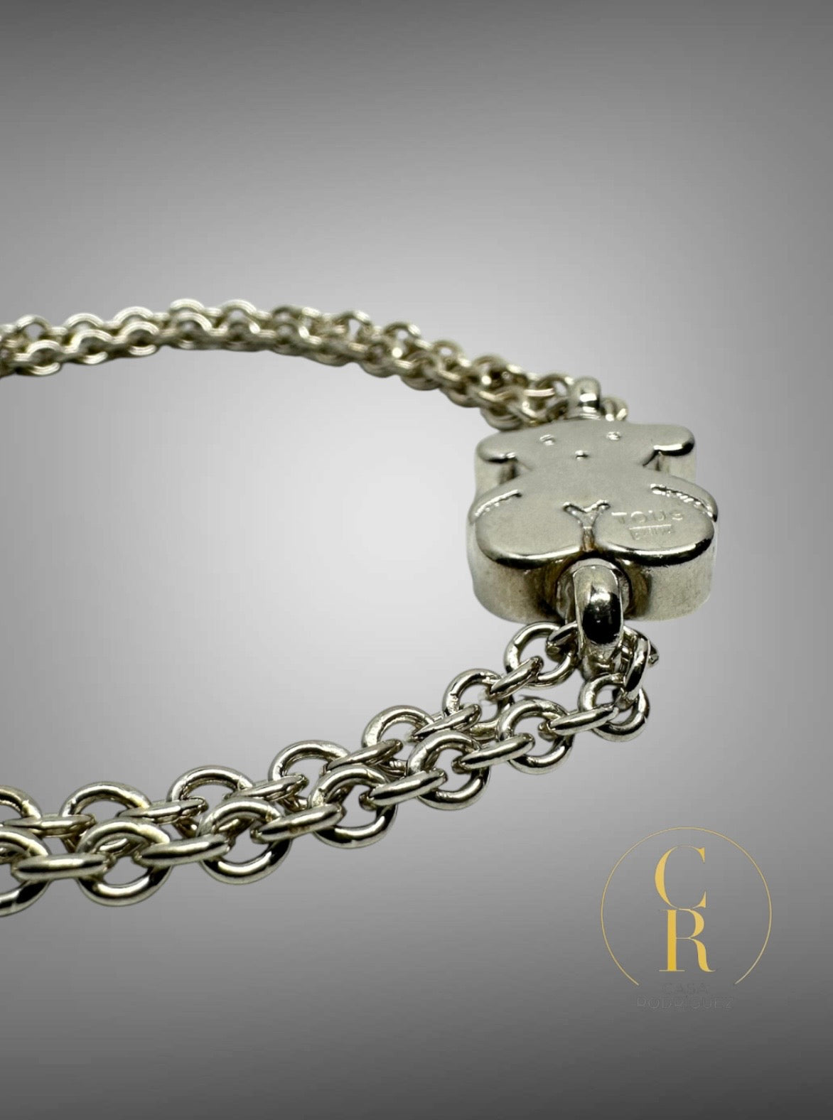 Pulsera Tous Doble Cadena Osito.