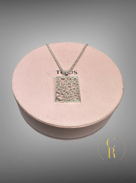 Collar Tous Ositos Rectangular