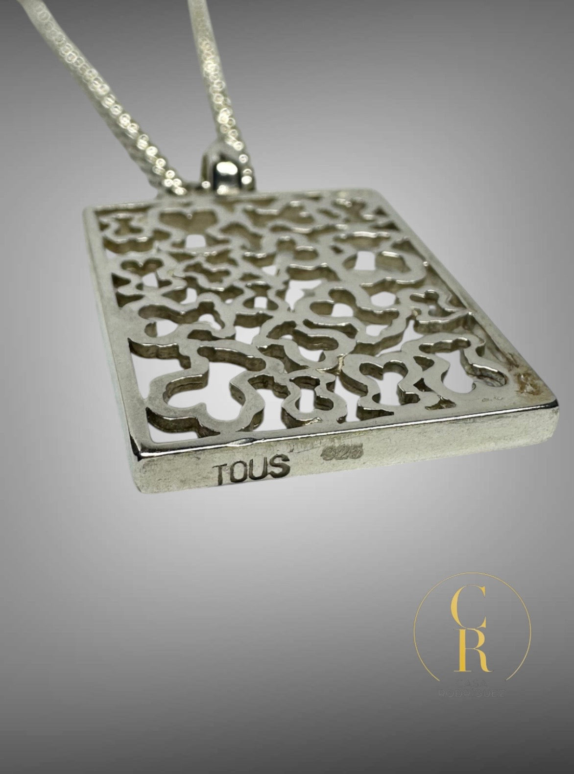 Collar Tous Ositos Rectangular