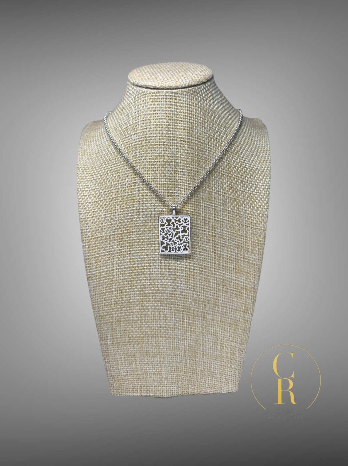 Collar Tous Ositos Rectangular