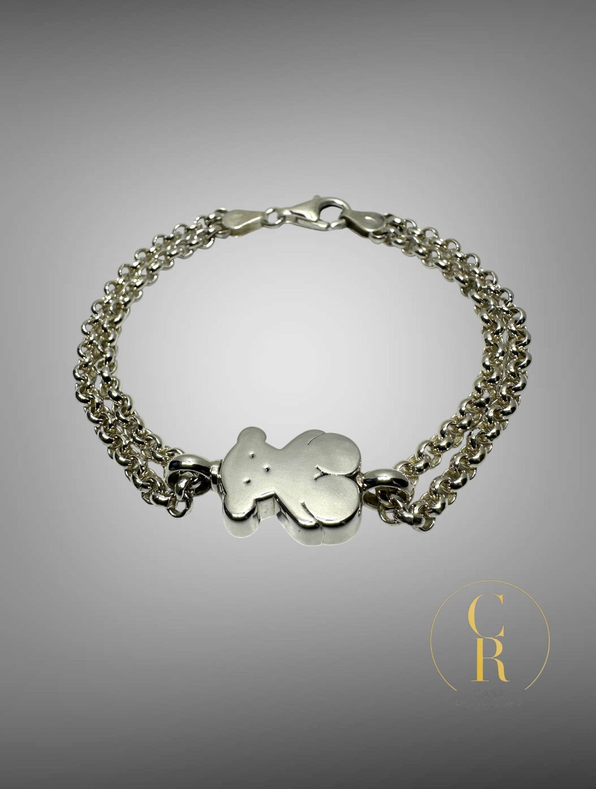 Pulsera Tous Doble Cadena Osito