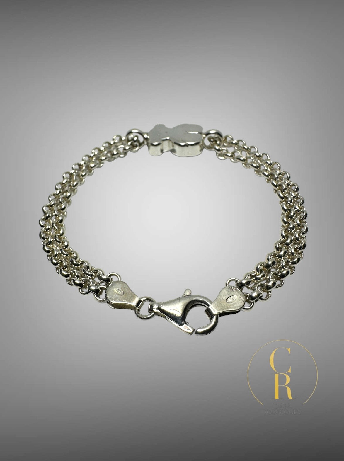 Pulsera Tous Doble Cadena Osito