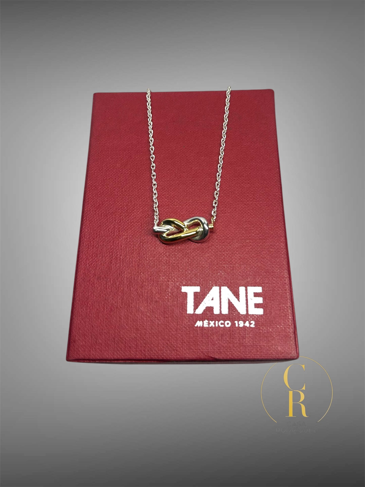 Collar Tane Nudo Entrelazado Vermeil