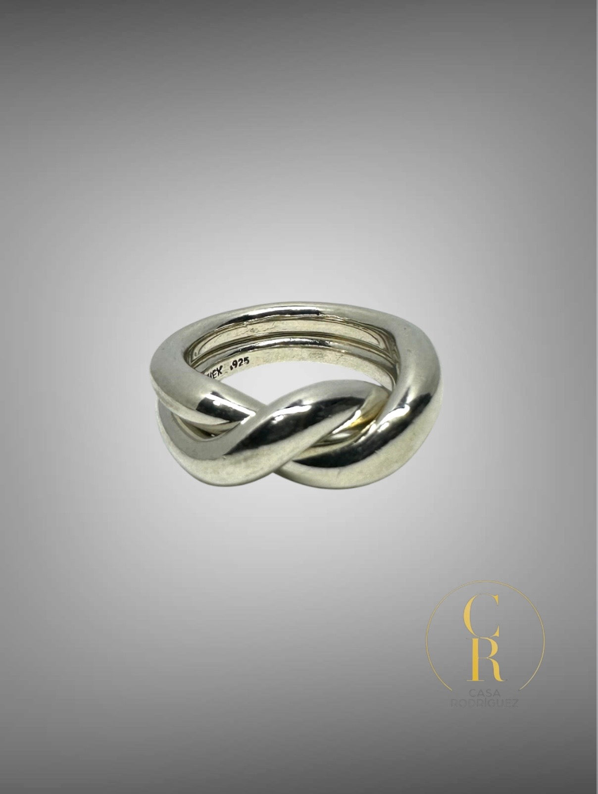 Anillo Tane Doble Entrelazado