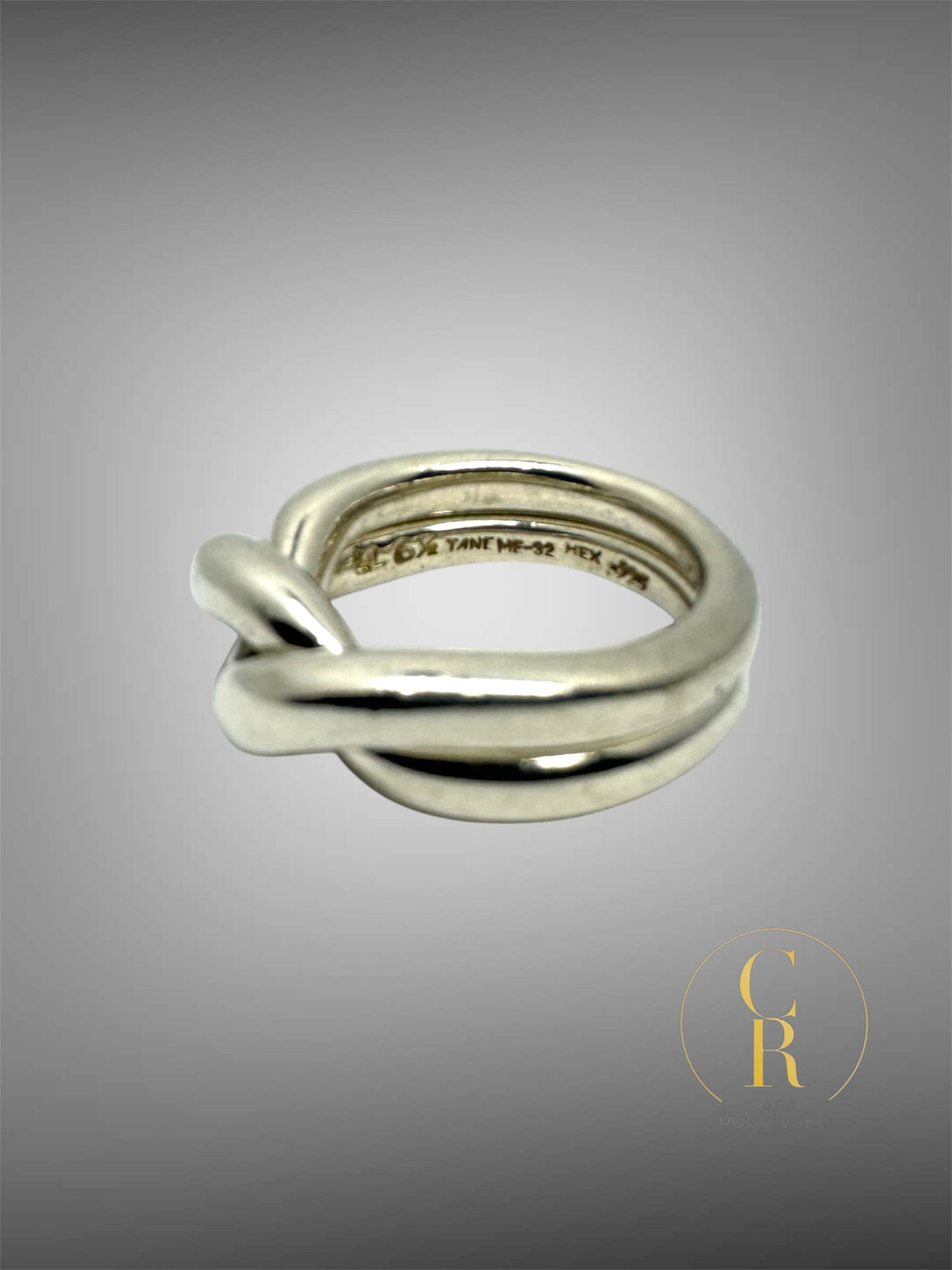 Anillo Tane Doble Entrelazado
