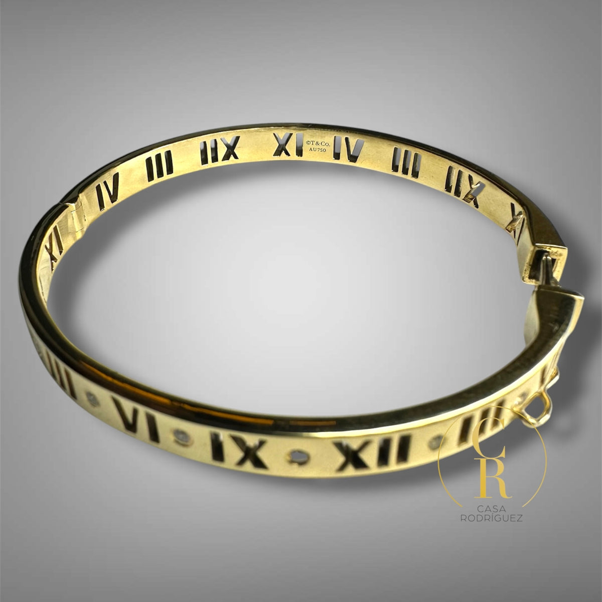 Pulsera Tiffany & Co. Atlas 7 Diamantes 18k