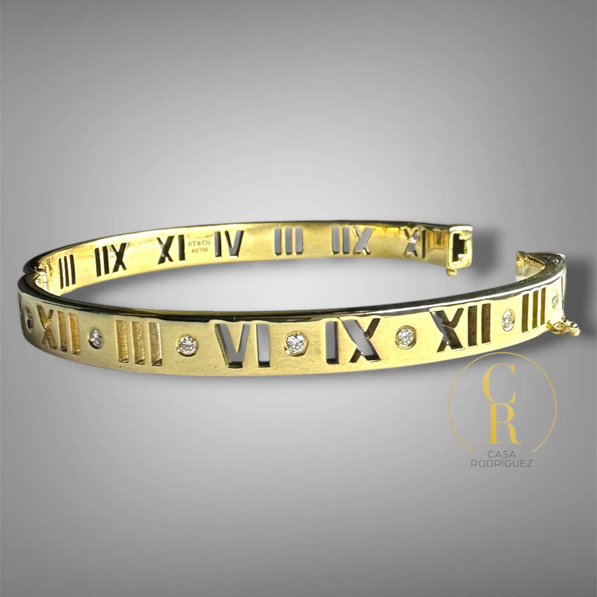 Pulsera Tiffany & Co. Atlas 7 Diamantes 18k