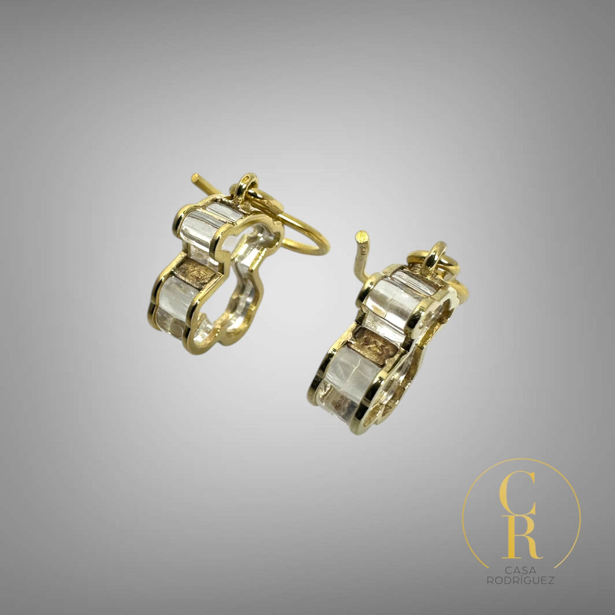 Aretes Tous Osito y Cristales Vermeil.
