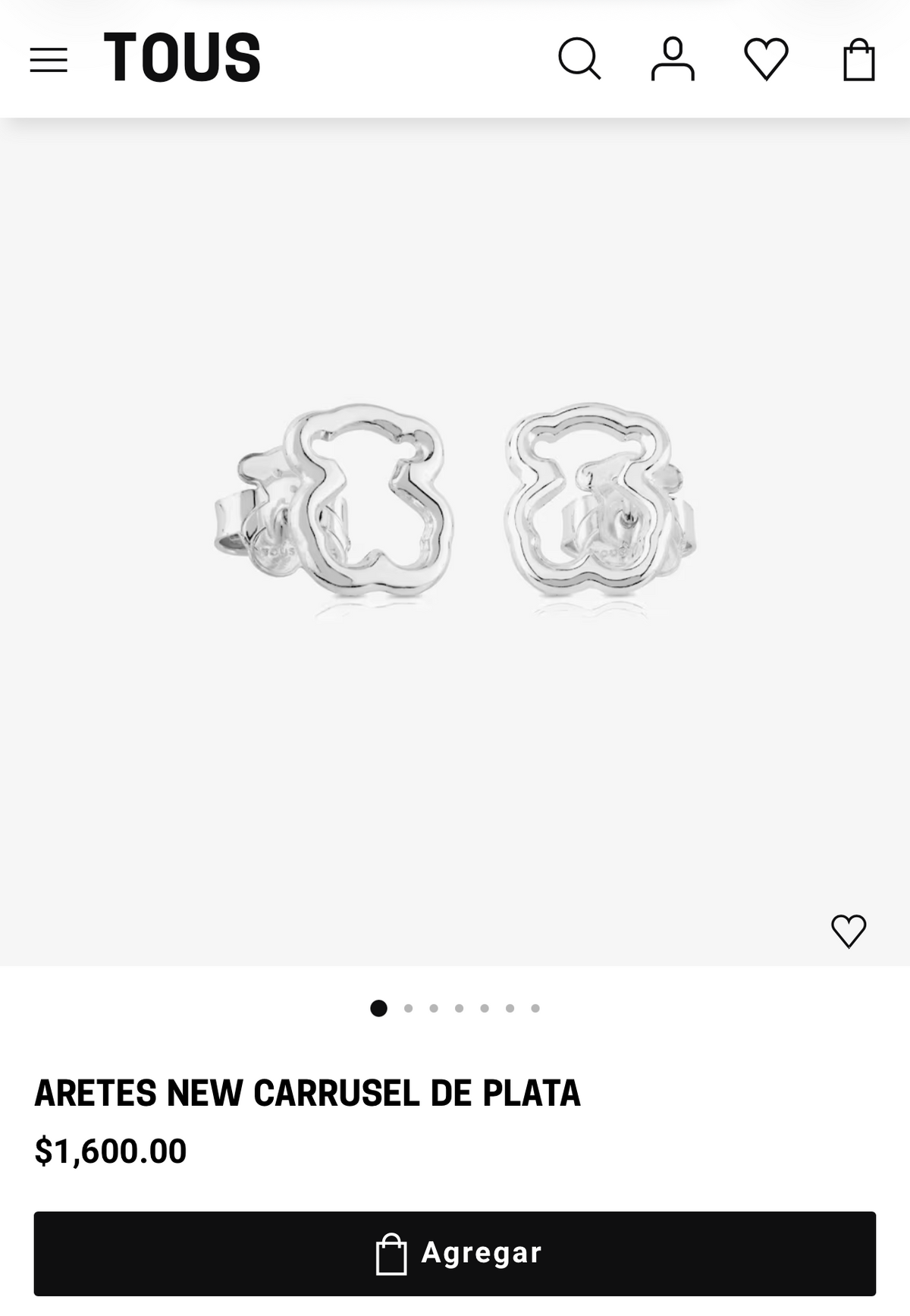 Aretes Tous New Carrusel