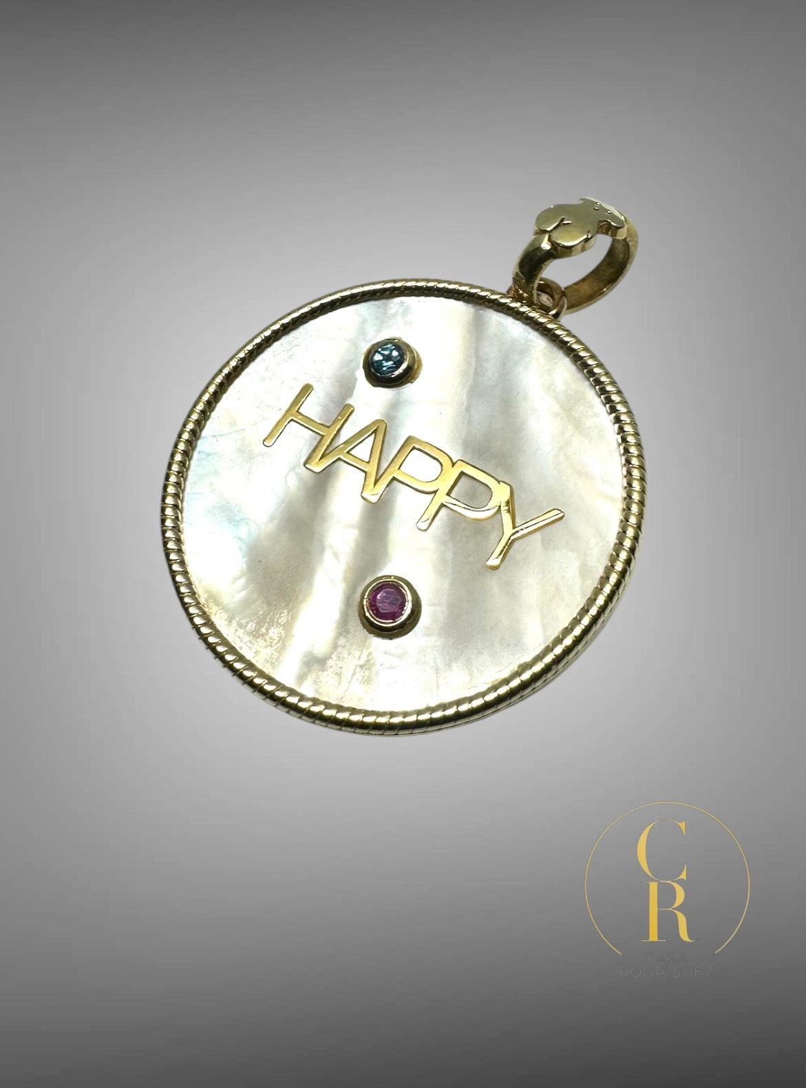 Dije Tous Happy Vermeil