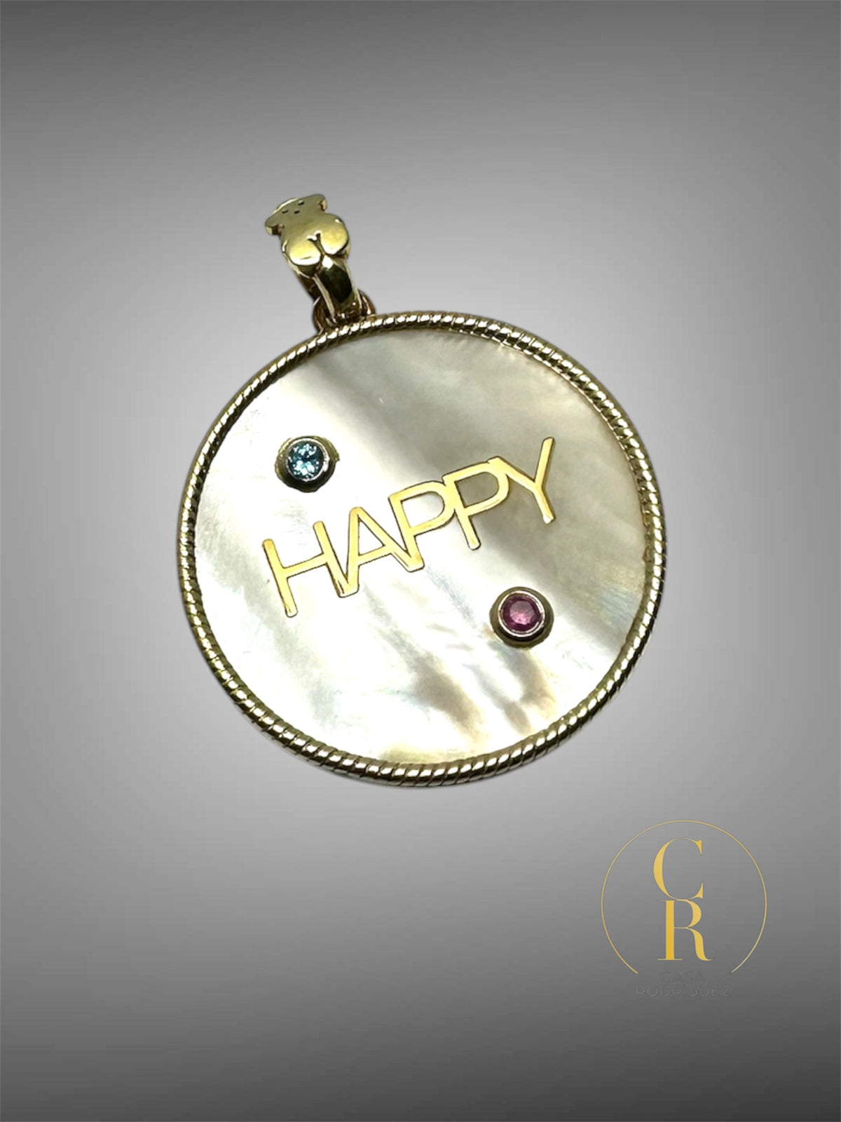 Dije Tous Happy Vermeil