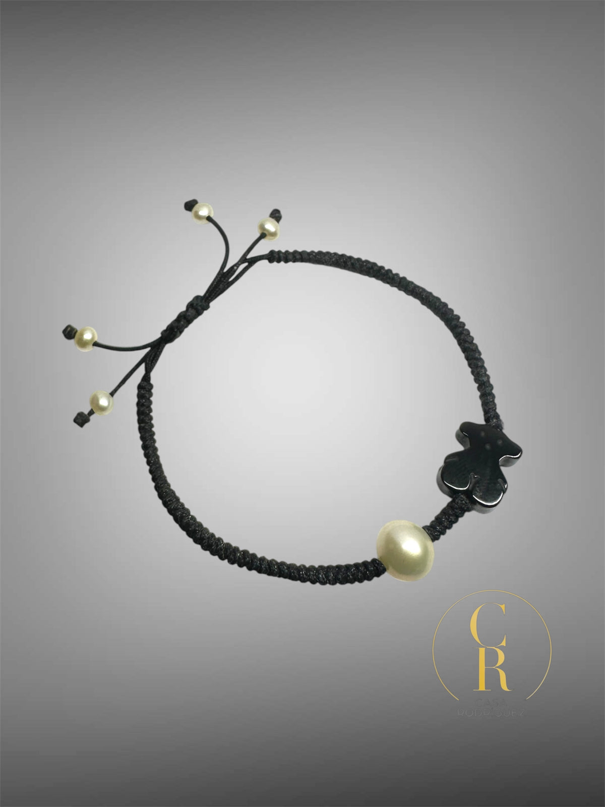Pulsera Tous Tejida Osito con Perlas