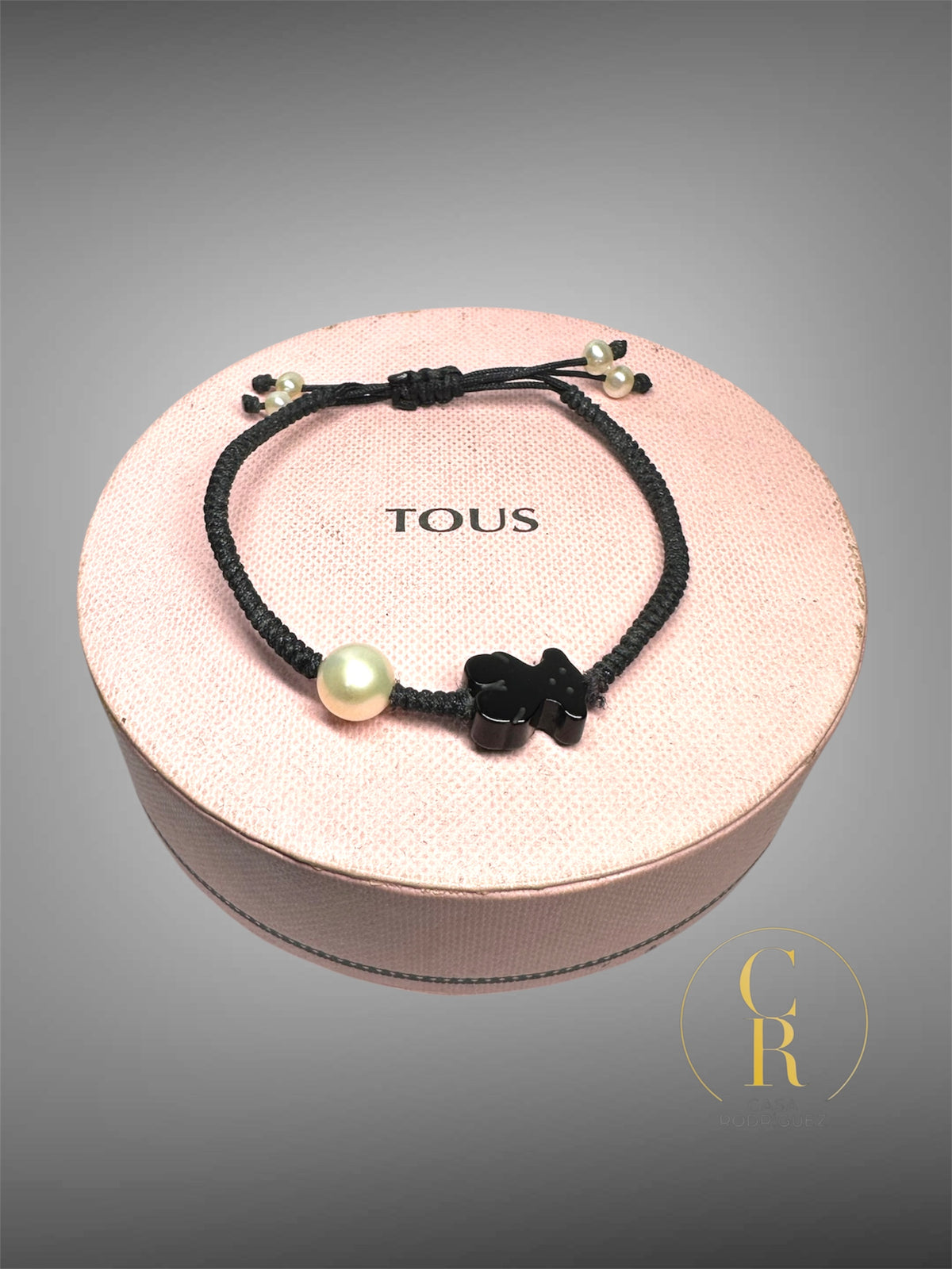 Pulsera Tous Tejida Osito con Perlas