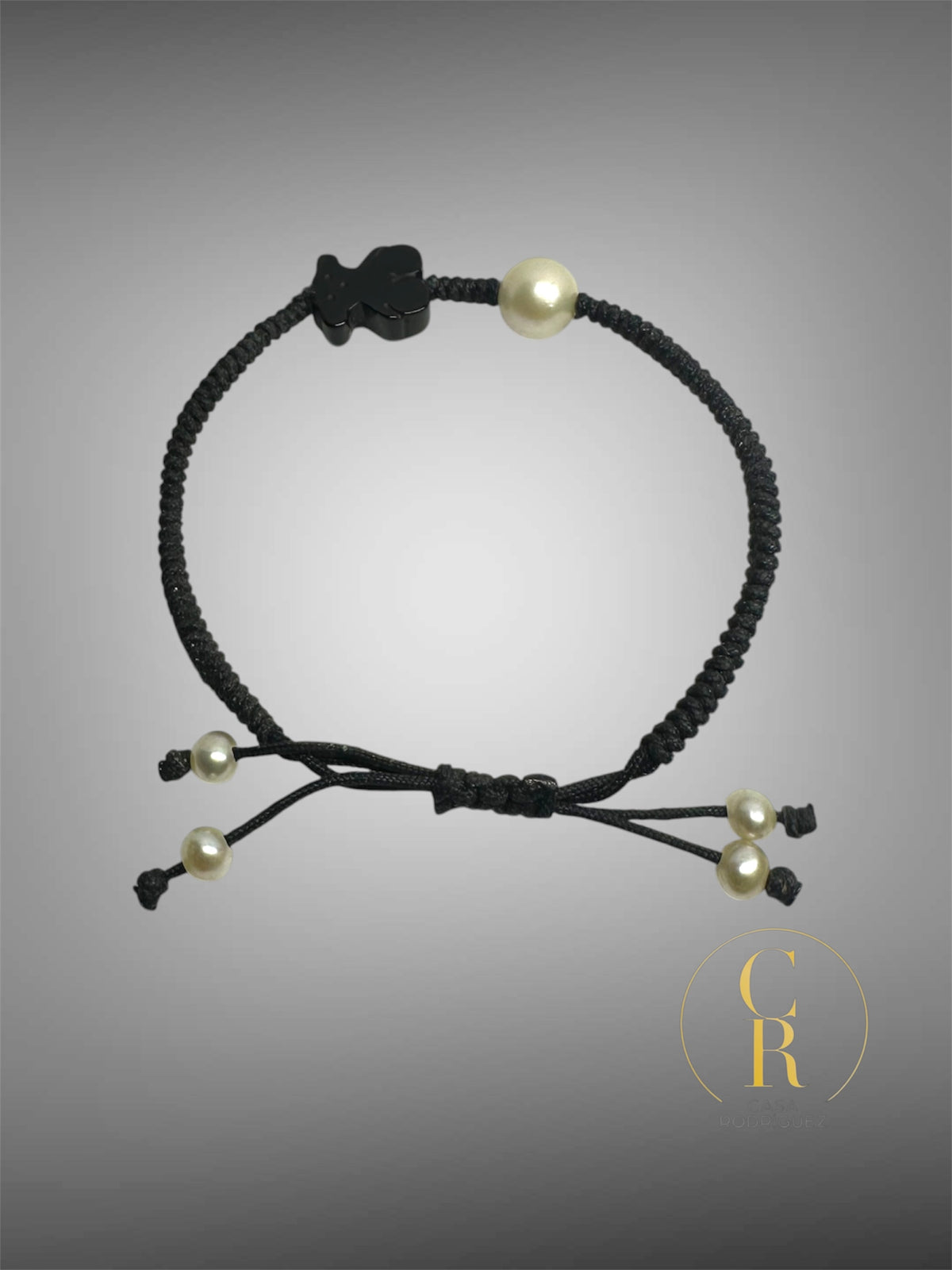 Pulsera Tous Tejida Osito con Perlas