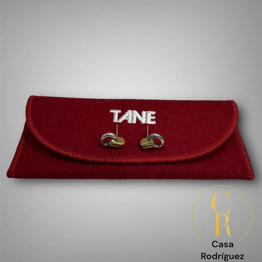 Aretes Tane Circulo Vermeil.