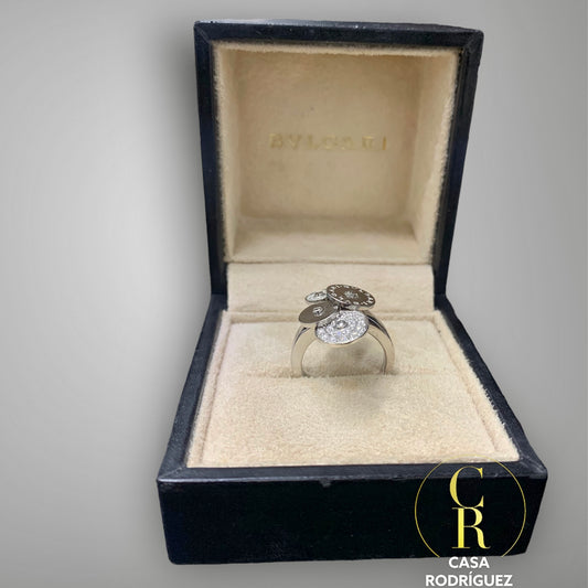Anillo bvlgari oro bco ciclad btes