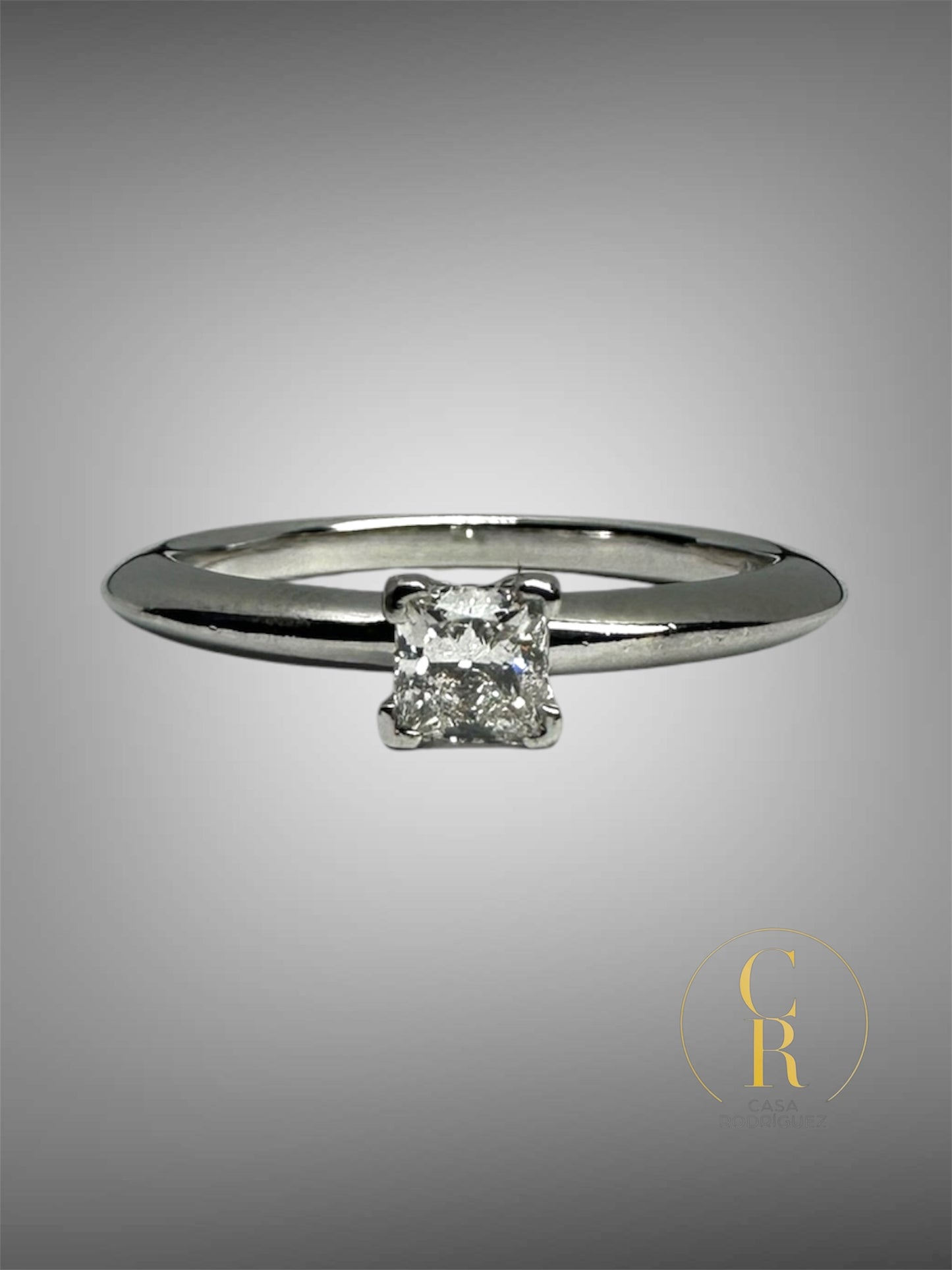 Anillo Tiffany & Co. Solitario Princess