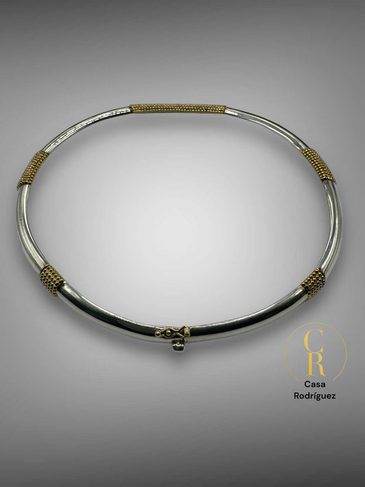 Gargantilla Tane Rigida Vermeil.