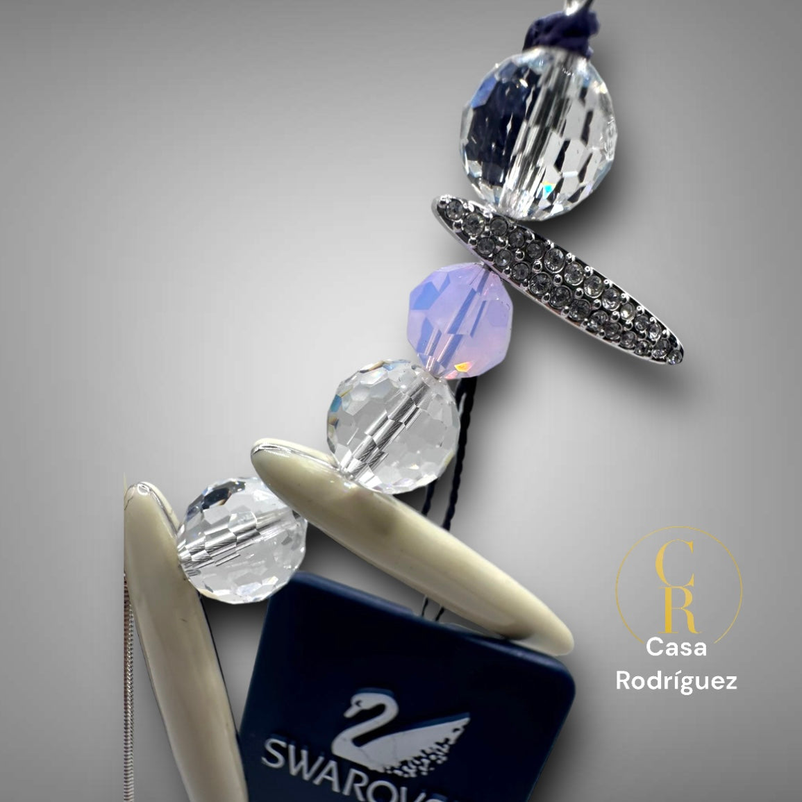 conjunto pulsera y collar swarovski