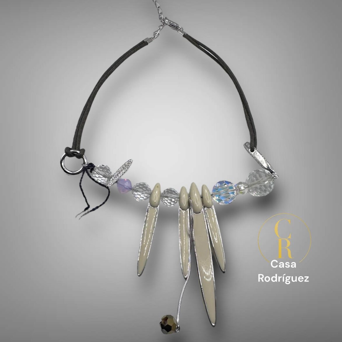 conjunto pulsera y collar swarovski
