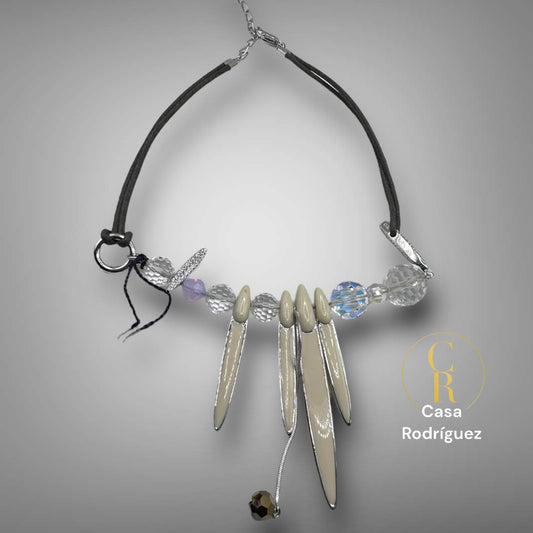 conjunto pulsera y collar swarovski