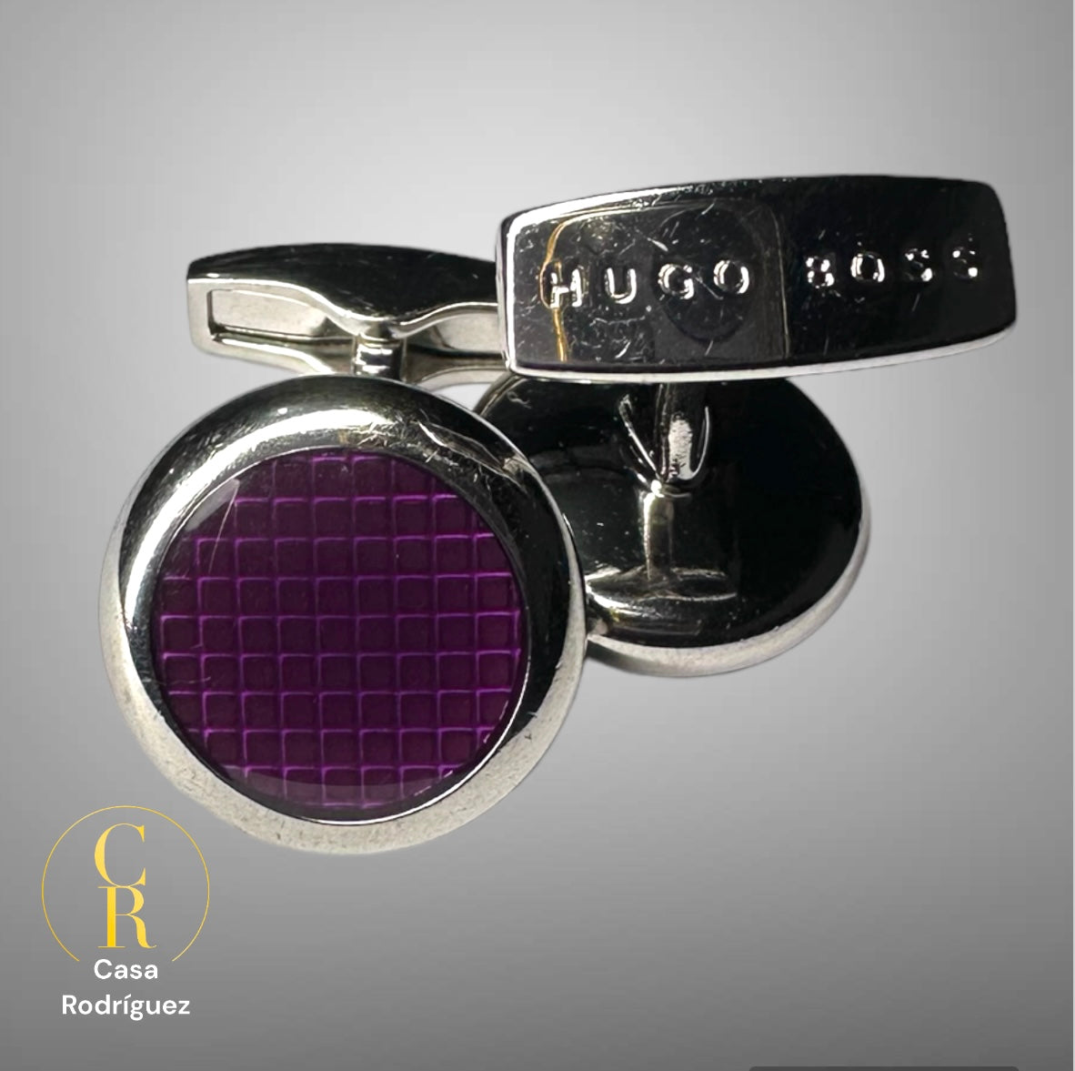 Mancuernillas Hugo Boss Morado