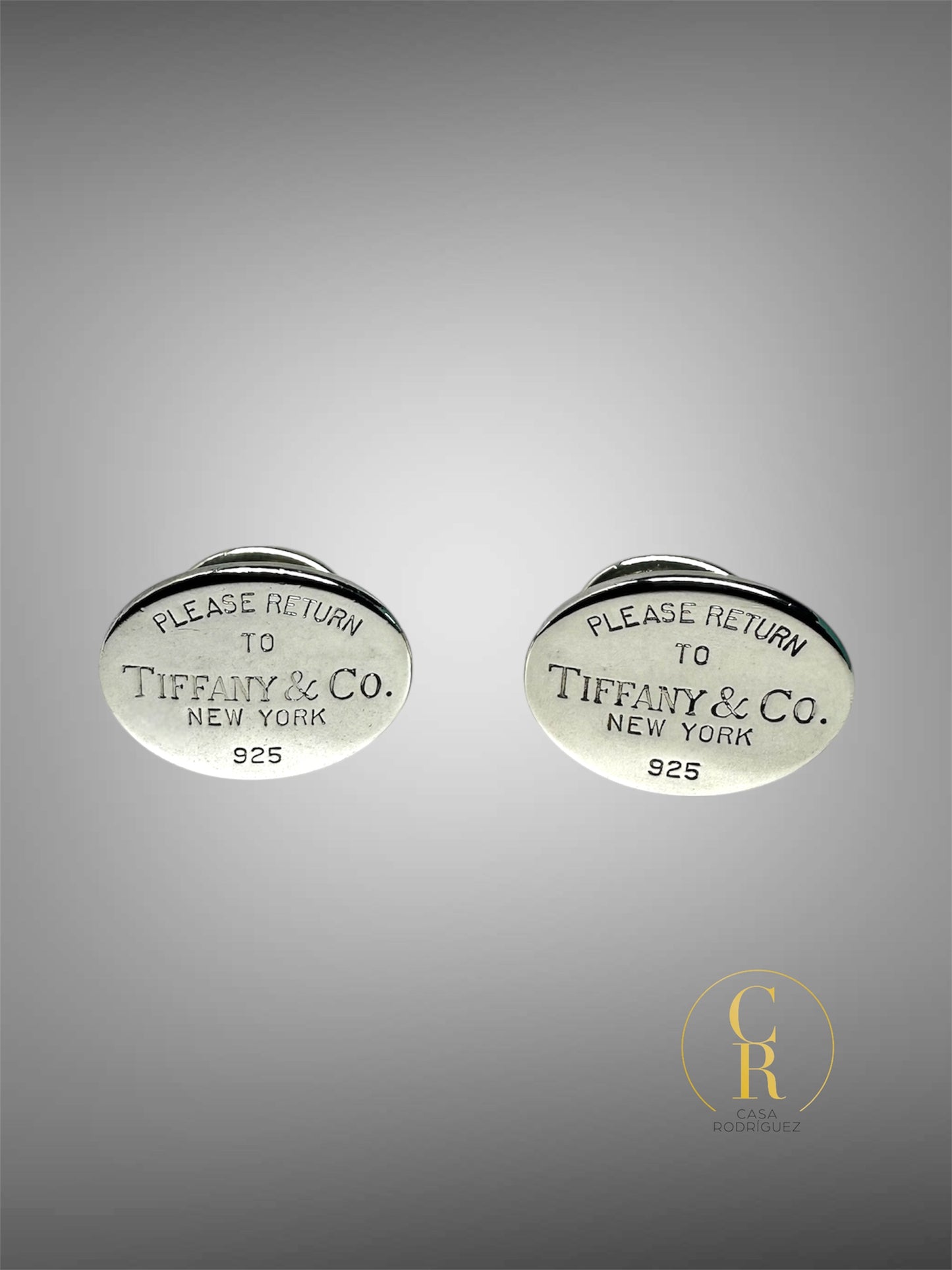 Mancuernillas Tiffany & Co. Return to Ovaladas.