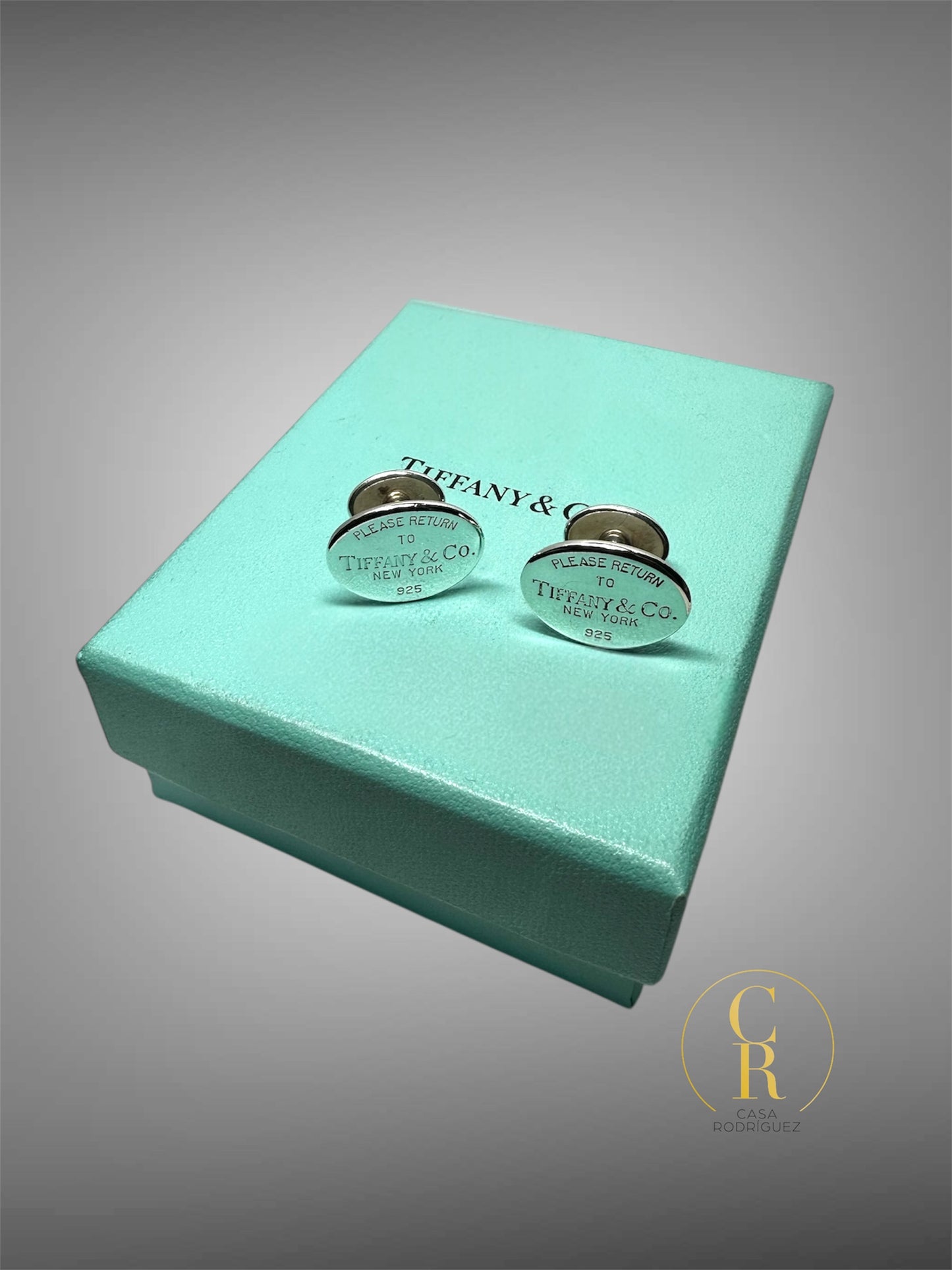 Mancuernillas Tiffany & Co. Return to Ovaladas.